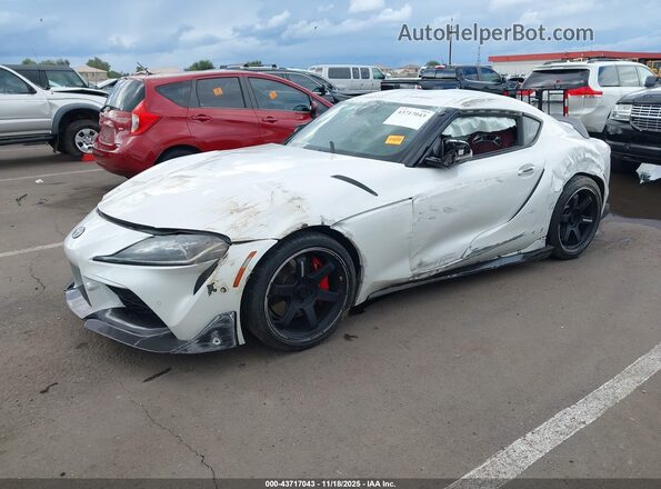 WZ1DB4C03LW020471 2020 TOYOTA GR SUPRA White Առջևի ձախ երեք քառորդ տեսարան