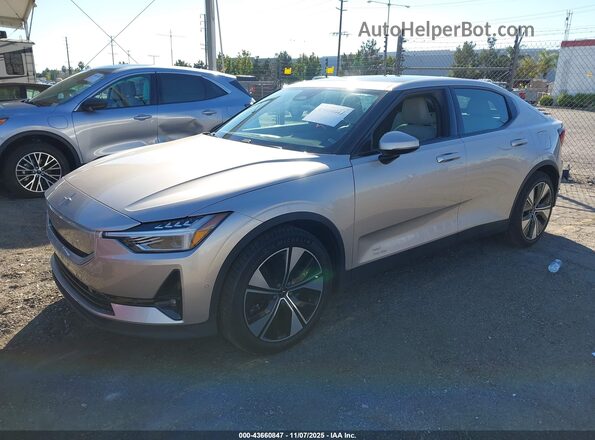 YSMFD3KA9RL226351 2024 POLESTAR 2 Beige Передня ліва чверть