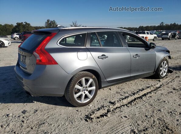 YV140MEK2H1337627 2017 VOLVO V60 Gray Trasero derecho