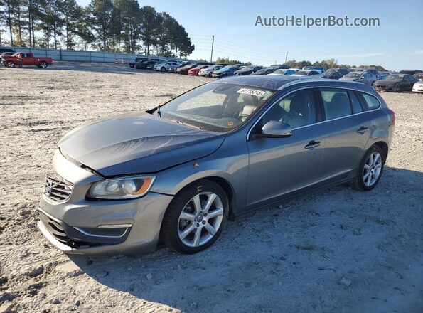 YV140MEK2H1337627 2017 VOLVO V60 Gray Vista tres cuartos delantera izquierda