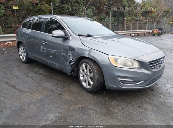 YV140MEK4G1296965 2016 VOLVO V60 Silver Передня права чверть