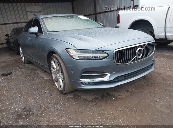 YV1A22ML2H1000970 2017 VOLVO S90 Blue Передня права чверть