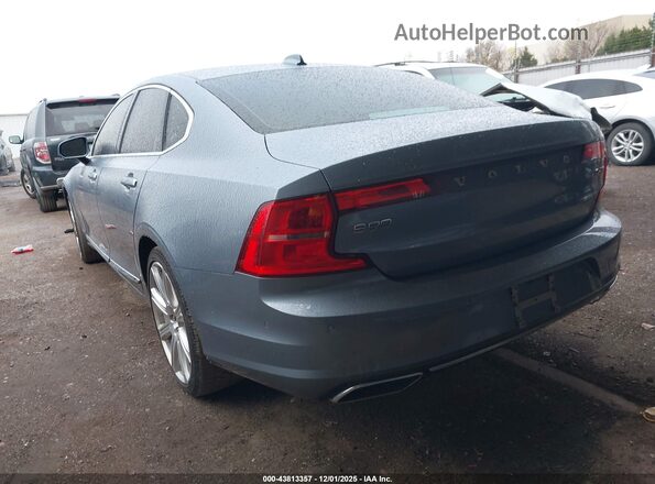 YV1A22ML2H1000970 2017 VOLVO S90 Blue Задня ліва чверть