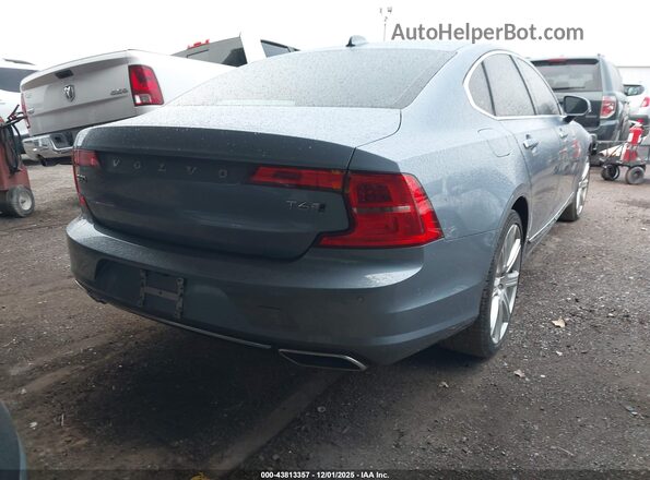 YV1A22ML2H1000970 2017 VOLVO S90 Blue Задня права чверть