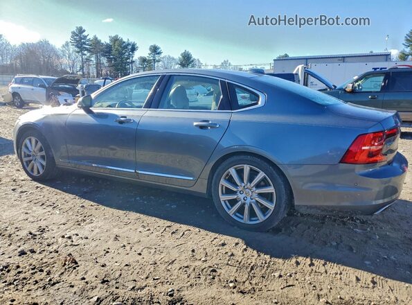 YV1A22ML8H1005557 2017 VOLVO S90 Gray Trasero izquierdo