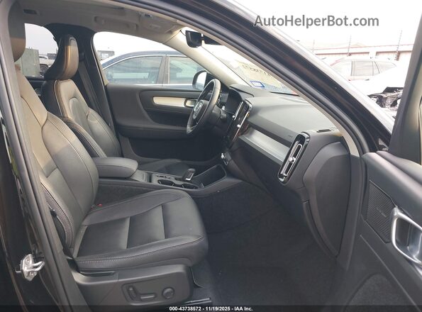 YV4162UKXM2455746 2021 VOLVO XC40 Black წინა სალონის ხედი