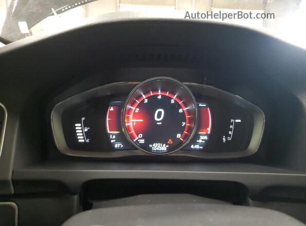 YV440MWK2H1030301 2017 VOLVO V60 Черный Вид щитка приборов