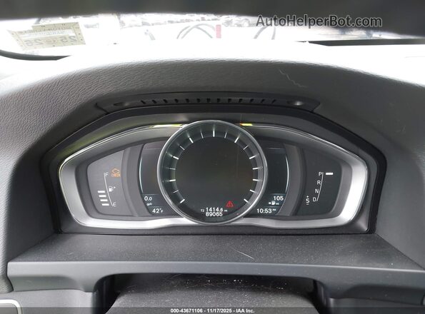 YV4612UM5G2000653 2016 VOLVO S60 CROSS COUNTRY Silver Вид задніх сидінь