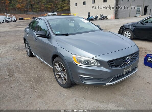 YV4612UM9G2000557 2016 VOLVO S60 CROSS COUNTRY Gray წინა მარჯვენა
