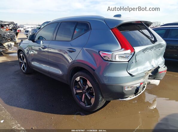 YV4AC2HK7L2262164 2020 VOLVO XC40 Серый Задняя левая четверть