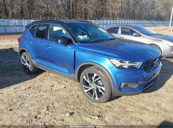 YV4AC2HM0L2284251 2020 VOLVO XC40 Blue Передня права чверть