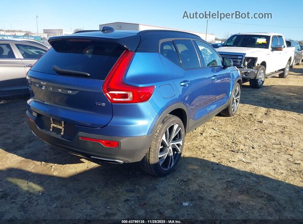 YV4AC2HM0L2284251 2020 VOLVO XC40 Blue Задня права чверть