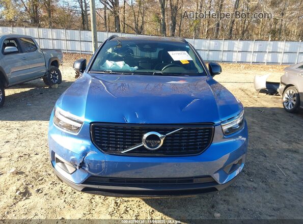 YV4AC2HM0L2284251 2020 VOLVO XC40 Blue Вид щитка приладів