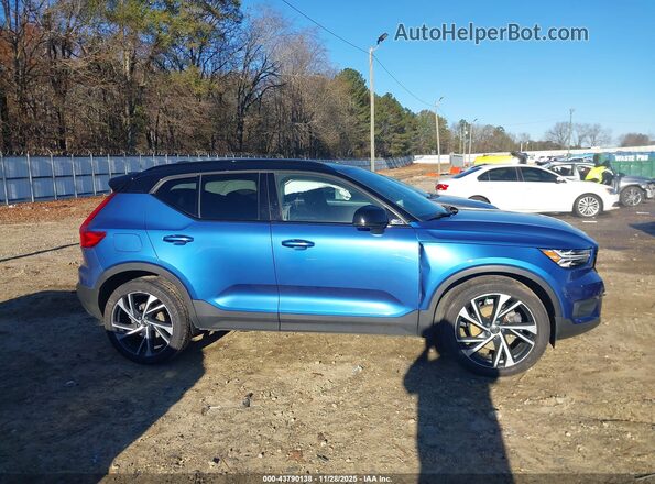 YV4AC2HM0L2284251 2020 VOLVO XC40 Blue Вид задньої частини салону