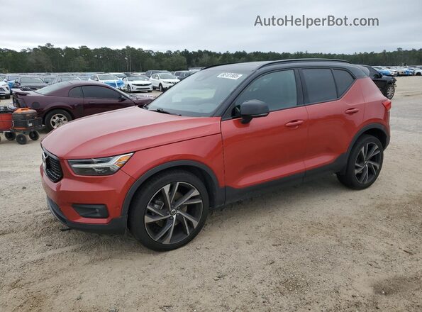 YV4AC2HM9K2074892 2019 VOLVO XC40 Красный Передняя левая четверть