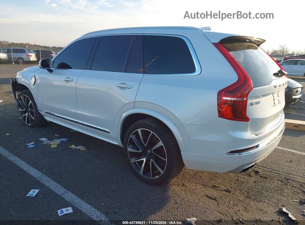 YV4BR00KXM1767349 2021 VOLVO XC90 RECHARGE PLUG-IN HYBRID White Tył lewy