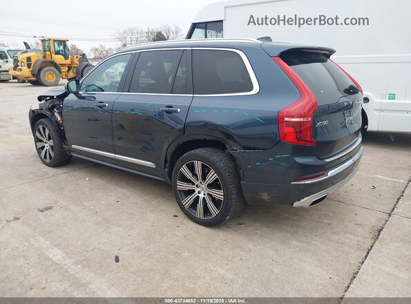 YV4BR0CL2M1737783 2021 VOLVO XC90 RECHARGE PLUG-IN HYBRID Синий Задняя левая четверть