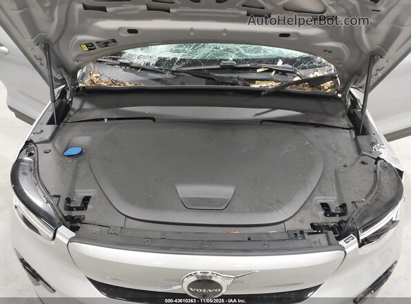 YV4ED3UL8P2106790 2023 VOLVO XC40 RECHARGE PURE ELECTRIC Gray Rear view