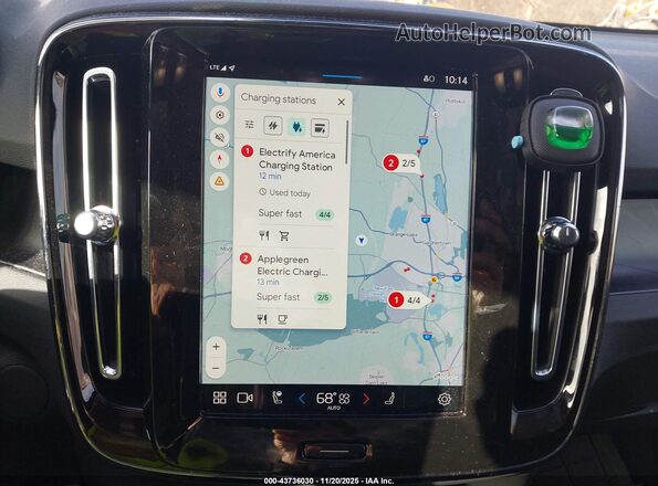 YV4ER3GL1R2106484 2024 VOLVO C40 RECHARGE PURE ELECTRIC Серый 