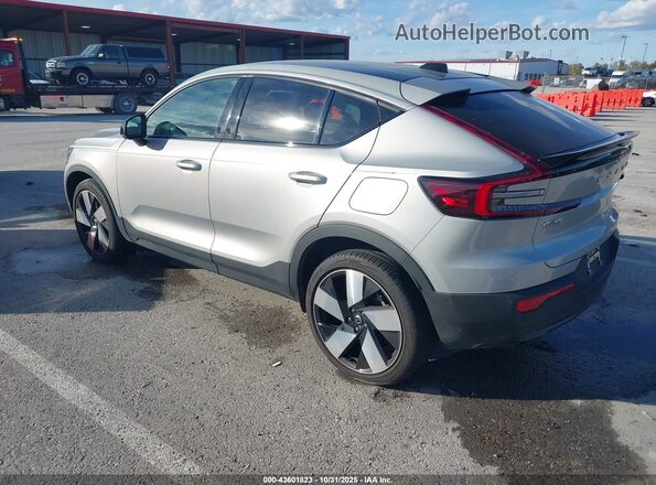 YV4ER3GL3R2096802 2024 VOLVO C40 RECHARGE PURE ELECTRIC Серебряный Задняя левая четверть