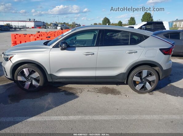 YV4ER3GL3R2096802 2024 VOLVO C40 RECHARGE PURE ELECTRIC Серебряный Панорамный вид салона 360°
