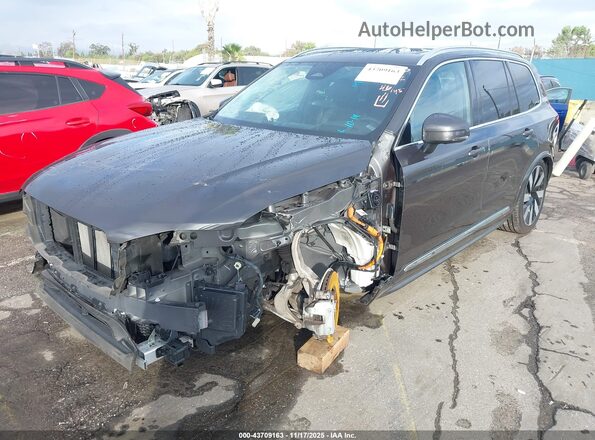 YV4H600A2P1978043 2023 VOLVO XC90 RECHARGE PLUG-IN HYBRID Gray Передня ліва чверть
