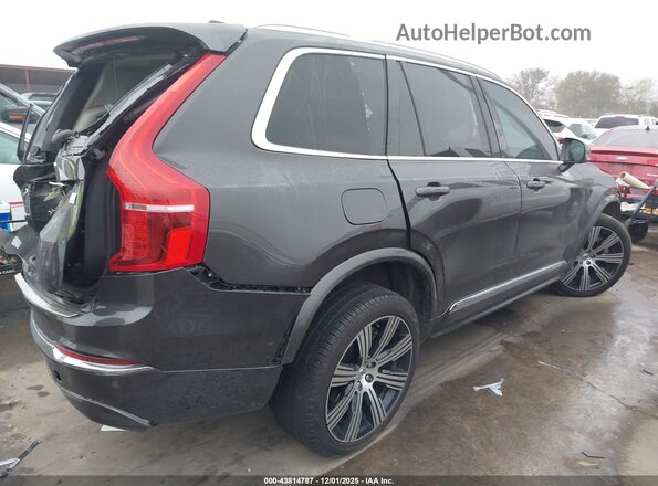 YV4H60CF6R1226694 2024 VOLVO XC90 RECHARGE PLUG-IN HYBRID Gray Trasero derecho