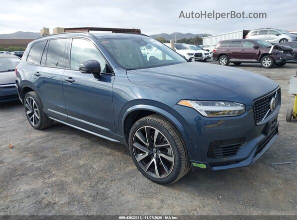 YV4H60CW2P1922272 2023 VOLVO XC90 RECHARGE PLUG-IN HYBRID Синий Передняя правая четверть