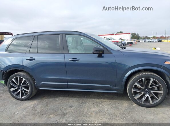 YV4H60CW2P1922272 2023 VOLVO XC90 RECHARGE PLUG-IN HYBRID Синий Вид задней части салона