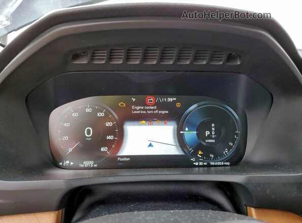 YV4H60CZXN1832164 2022 VOLVO XC90 Синий Вид щитка приборов