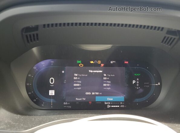 YV4H60DL7N1058840 2022 VOLVO XC60 Угольный Вид щитка приборов