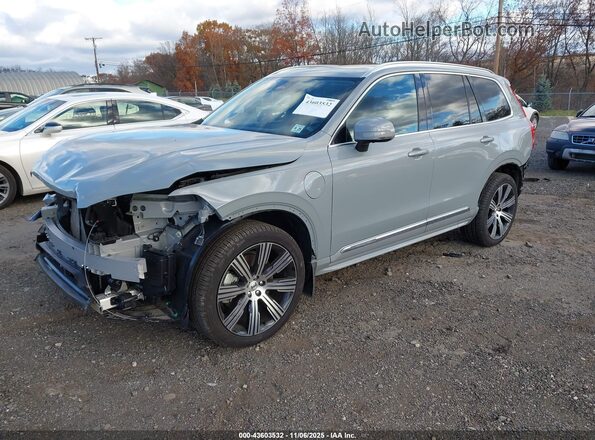 YV4H60LE5R1247558 2024 VOLVO XC90 RECHARGE PLUG-IN HYBRID Gray Առջևի ձախ երեք քառորդ տեսարան