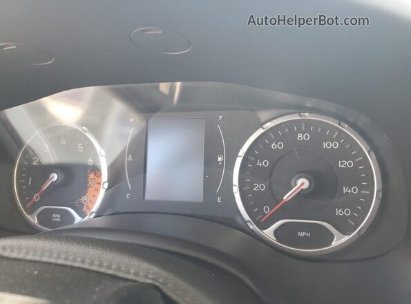 ZACCJABT4GPD12172 2016 JEEP RENEGADE Белый Вид щитка приборов