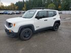 2017 Jeep Renegade Sport White vin: ZACCJBAH8HPF95017