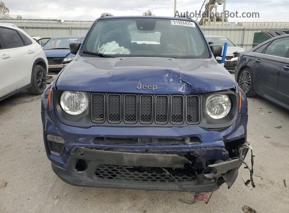 ZACNJCBB1MPM96975 2021 JEEP RENEGADE Blue Вид спереду