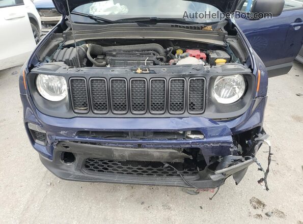 ZACNJCBB1MPM96975 2021 JEEP RENEGADE Blue Вид підкапотного простору