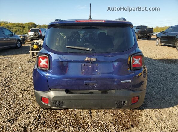 ZACNJCBB7MPN14962 2021 JEEP RENEGADE Синий Вид сзади