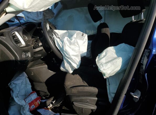 ZACNJCBB7MPN14962 2021 JEEP RENEGADE Синий Вид салона спереди