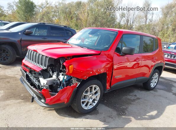 ZACNJDB15PPP68591 2023 JEEP RENEGADE Красный Передняя левая четверть