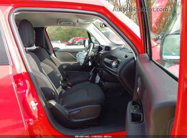 ZACNJDB15PPP68591 2023 JEEP RENEGADE Красный Вид салона спереди