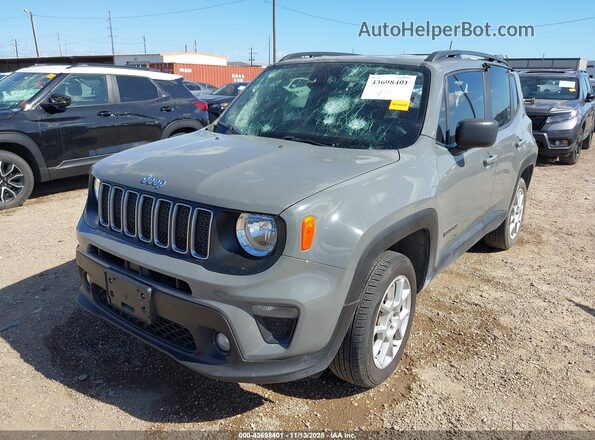 ZACNJDB16NPN48762 2022 JEEP RENEGADE Серый Передняя левая четверть