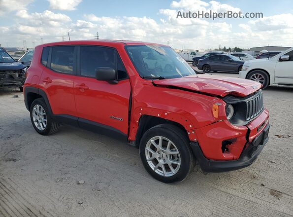ZACNJDB18PPP18462 2023 JEEP RENEGADE Red Przód prawy