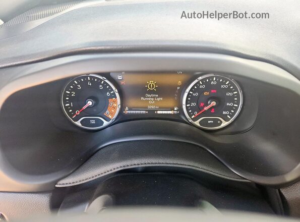 ZACNJDD19PPP62466 2023 JEEP RENEGADE Серый Вид щитка приборов