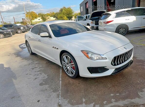 ZAM56RPS0H1236696 2017 MASERATI QUATTROPOR White Передня ліва чверть