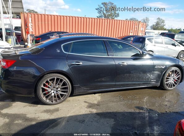 ZAM56RRL2H1247186 2017 MASERATI QUATTROPOR Black უკანა სალონის ხედი