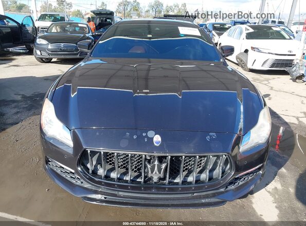 ZAM56RRL2H1247186 2017 MASERATI QUATTROPOR Black ხელსაწყოთა პანელის ხედი