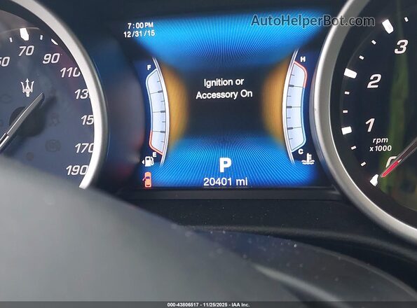 ZAM57RTS5H1247342 2017 MASERATI GHIBLI Красный Вид задних сидений