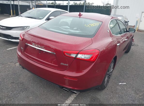 ZAM57RTS5H1247342 2017 MASERATI GHIBLI Красный Задняя правая четверть