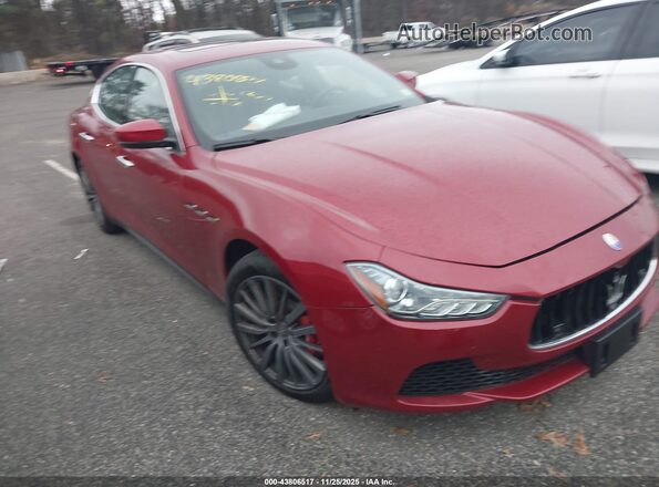 ZAM57RTS5H1247342 2017 MASERATI GHIBLI Красный Передняя правая четверть