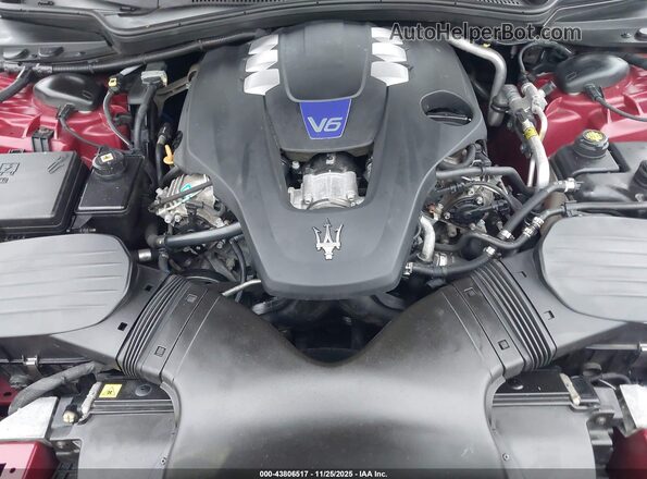 ZAM57RTS5H1247342 2017 MASERATI GHIBLI Красный Вид сзади